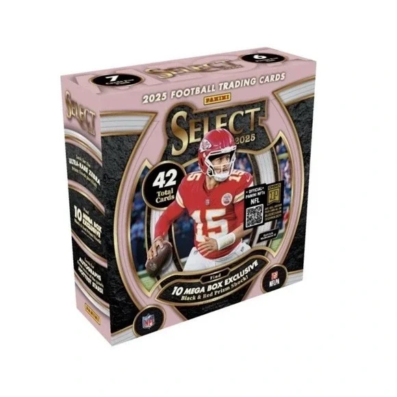 2025 Panini Select Football Trading‎ Cards Mega Box