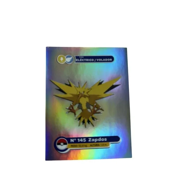 2025 POKEMON KANTO & JOHTO FH Sticker‎ #D11 ZAPDOS Peru Foil Variant 4