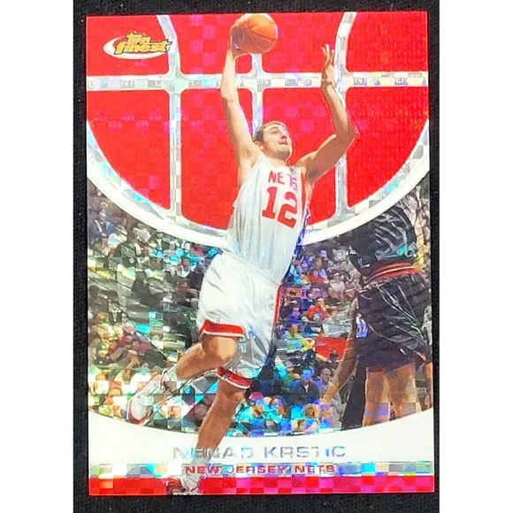 2005-06 TOPPS FINEST NENARD KRSTIC RED X-FRACTOR  #D 92/139‎