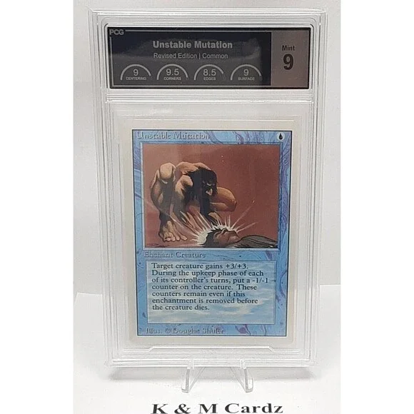 MTG - Revised - Unstable Mutation - Graded - PCG 9.0 - Vintage