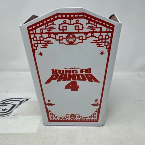 Kung Fu Panda 4 Takeout‎ Popcorn Bucket – Cinemark Exclusive – Po Themed Tin