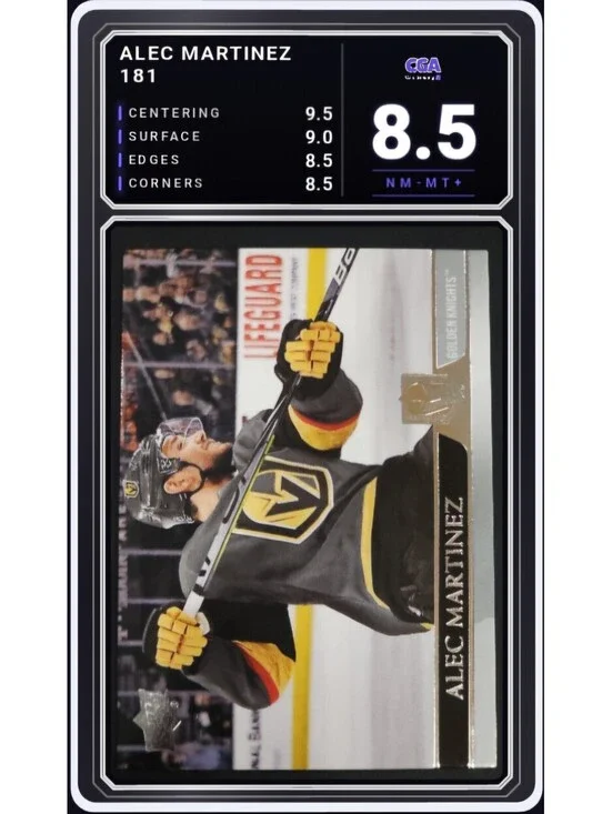 2020-21 Upper Deck #181 Alec Martinez Golden Knights NHL - CGA 8.5 Digital Grade