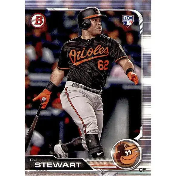 2019 Bowman DJ Stewart RC #67 Baltimore Orioles