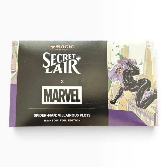 Magic The Gathering Secret Lair x Marvel Spider-Man Villainous Plots Foil NEW