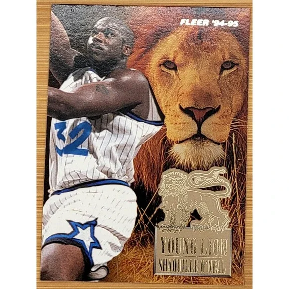 1994-95 FLEER  SHAQUILLE O'NEAL YOUNG LION