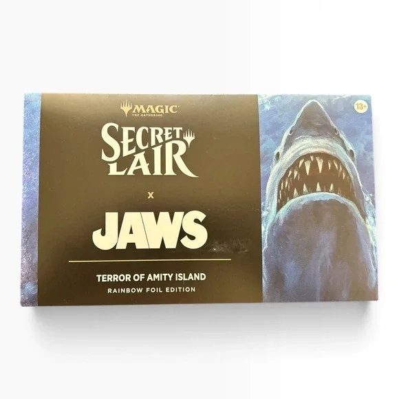 Magic The Gathering Secret Lair x Jaws Terror of Amity Island Rainbow Foil NEW
