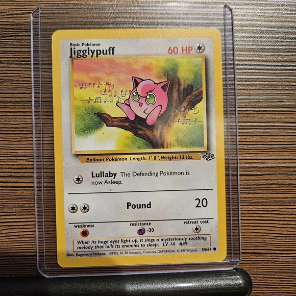 Pokemon Jigglypuff 54/64 Jungle Trading Card