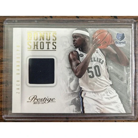 2013-14 Panini Prestige Bonus Shots Materials Zach Randolph #53