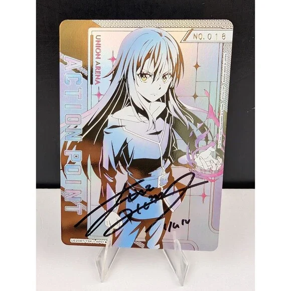 Rimuru Tempest Union Arena Action Point UE20BT/TSK-1-AP01* NO.01 Autographed #18