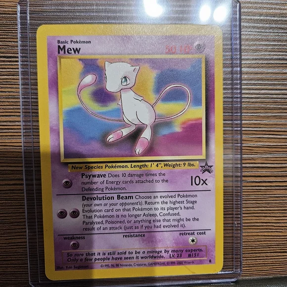 Pokemon Mew 8 Promo Card