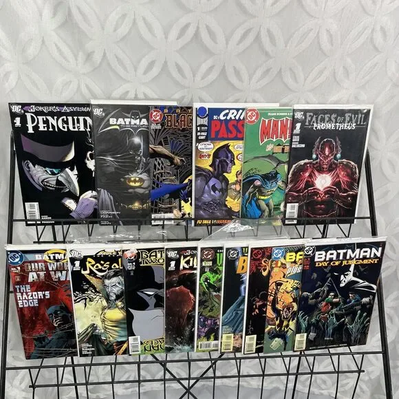 14 Batman One‎ Shot Underworld Day Of Judgement Faces Evil Jokers Asylum Manbat