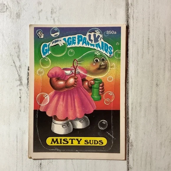 MISTY SUDS TOPPS GARBAGE PAIL KIDS CARD SERIES 9 #350A