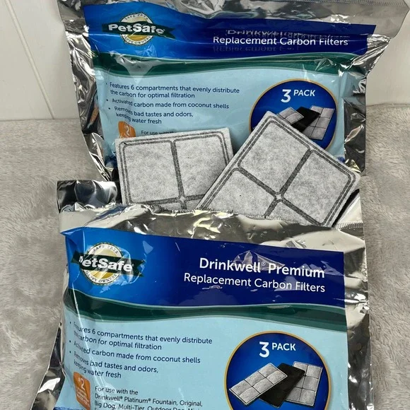 PetSafe Drinkwell Premium Replacement Carbon Filters 5 Filters‎
