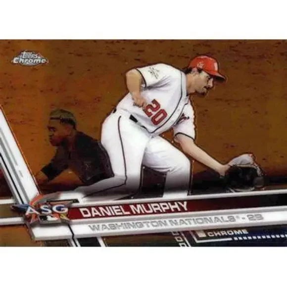 2017 Topps Chrome Update Daniel MurphyÂ AS HMT68 Washington Nationals