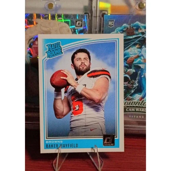 2018 Panini Donruss - Rated Rookie Baker Mayfield #303 (RC)