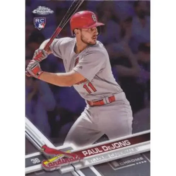2017 Topps Chrome Update Paul DeJongÂ RC HMT42 St. Louis Cardinals