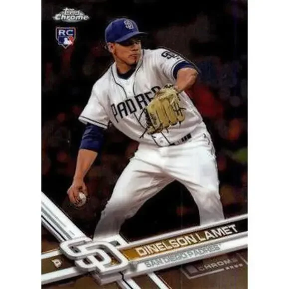 2017 Topps Chrome Update Dinelson LametÂ RC HMT37 San Diego Padres