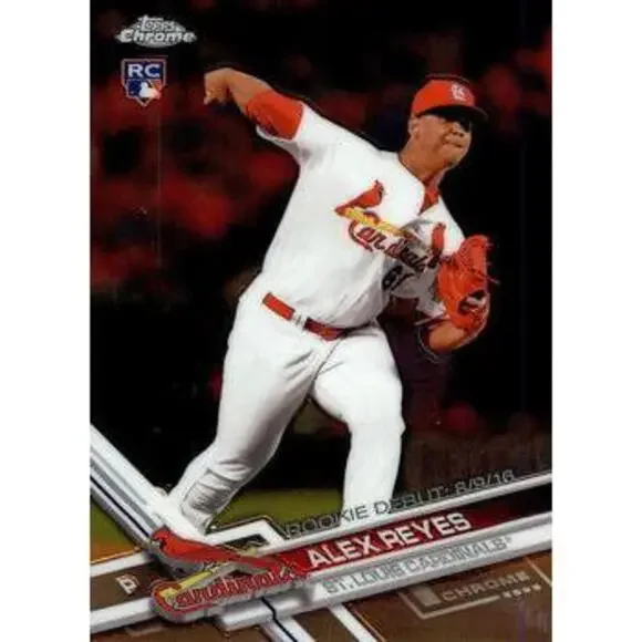 2017 Topps Chrome Update Alex ReyesÂ RD HMT33 St. Louis Cardinals