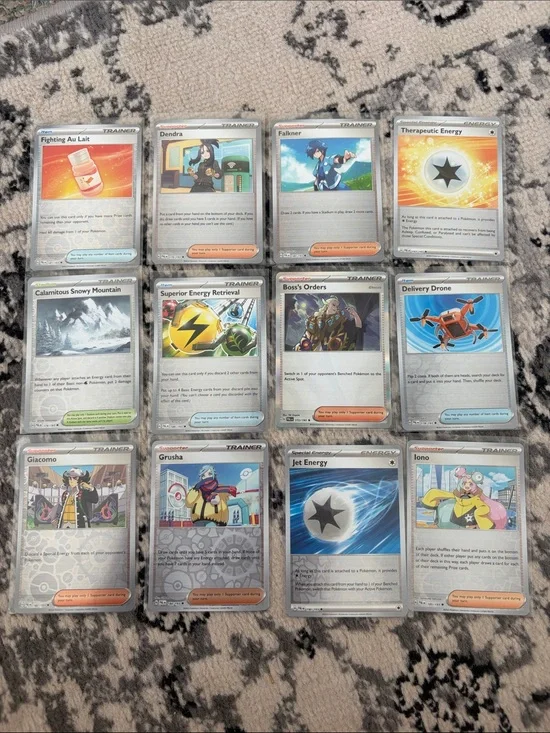 Pokémon Paldea Evolved Reverse Holo Trainer Lot 12 Cards | ✨5/$25✨
