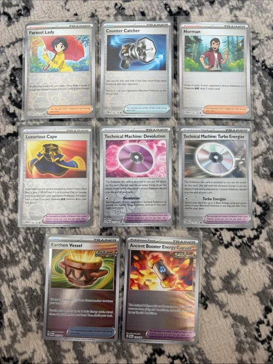 Pokémon Paradox Rift Reverse Holo Trainer Lot 8 Cards | ✨5/$25✨