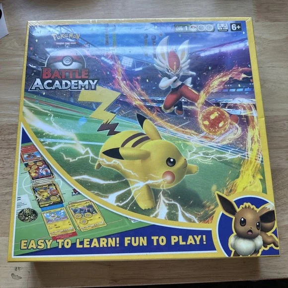 Pokemon Battle Academy TCG Sealed NEW Comes with 180+ Cards & Promos Pikachu etc