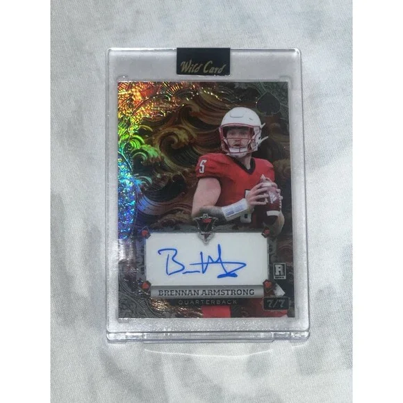 2024 Wild Card 7 Card Studs Hobby AUTO BRENNAN ARMSTRONG 7/7
