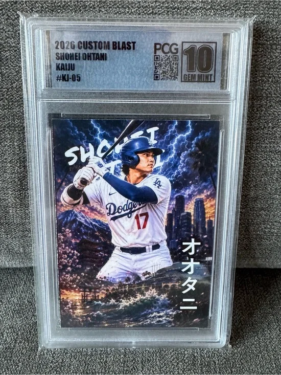Shohei Ohtani - Kaiju 2026 Custom Blast #KJ-05 PCG 10 Gem Mint