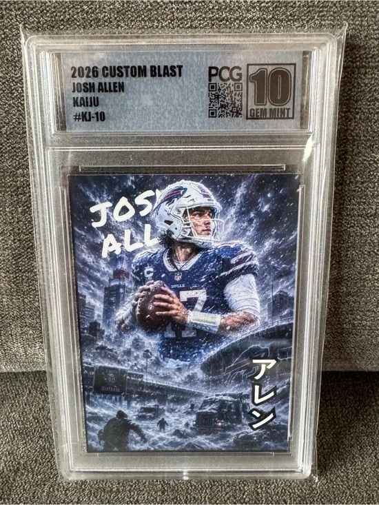 Josh Allen - Kaiju 2026 Custom Blast #KJ-10 PCG 10 Gem Mint