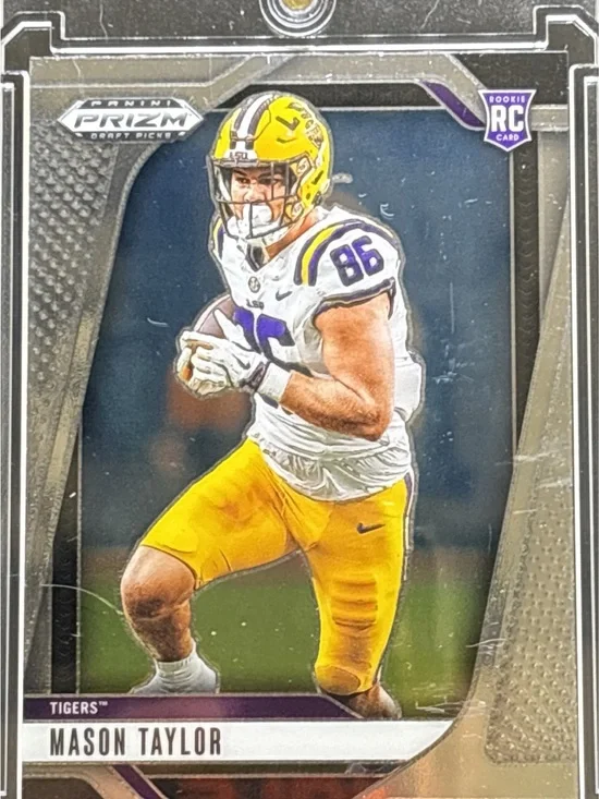 Panini Prizm Mason Taylor Football Rookie Card