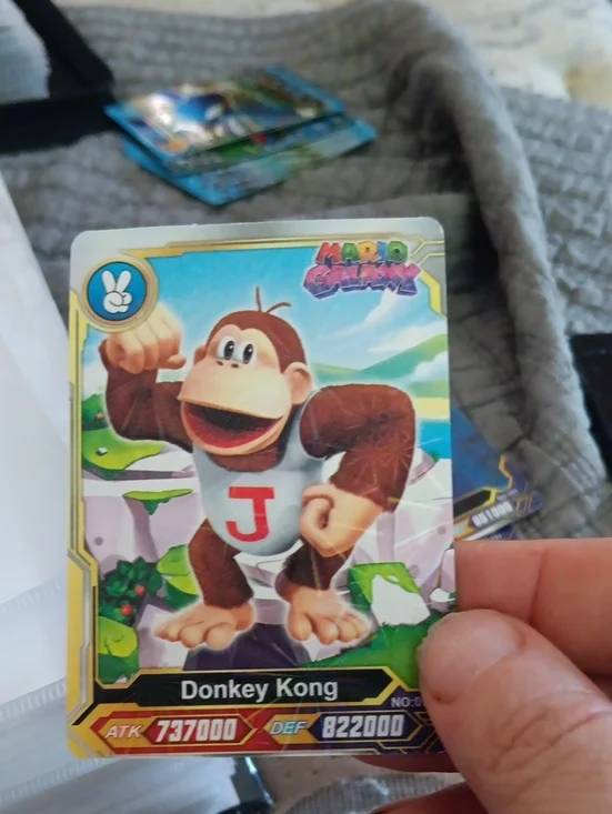 Nintendo Donkey Kong Trading Card - Brown, Green, Blue Accents