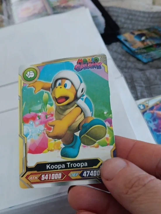 Nintendo Koopa Troopa Card - Blue, Yellow, Green