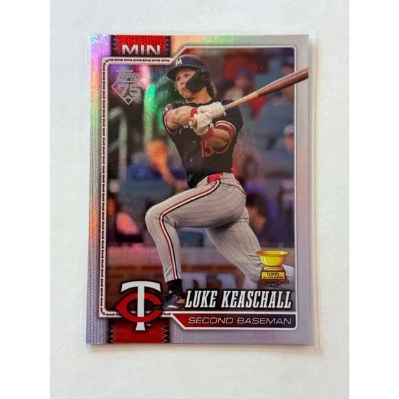2026 Topps Series 1 Foilboard #3 Luke Keaschall Twins Gold Cup