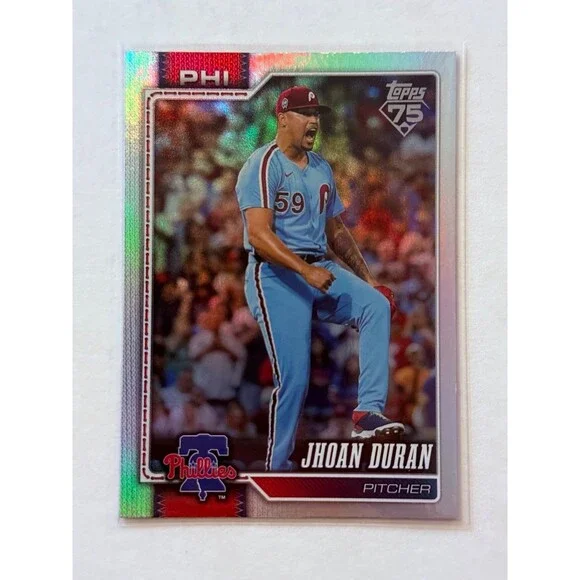 2026 Topps Series 1 Foilboard #83 Jhoan Duran Phillies (a)