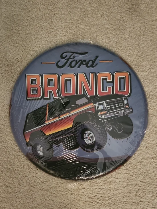 Metal Ford Bronco Sign Decor New 12 Inches