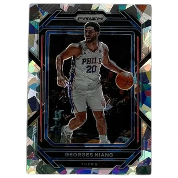 2022-23 Prizm Georges Niang Silver Cracked Ice Prizm #24 Philadelphia 76ers‎
