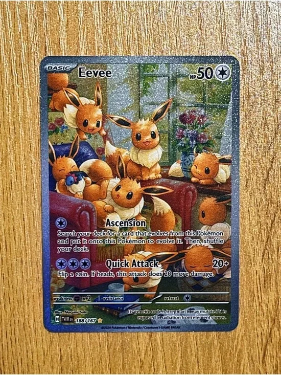 Eevee twilight Masquerade illustration rare custom cards