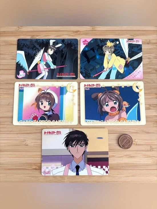 Rare 1998-2000 VINTAGE cardcaptor sakura cards
