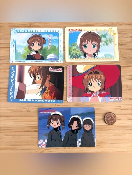 Rare 1999-2000 VINTAGE cardcaptor sakura cards