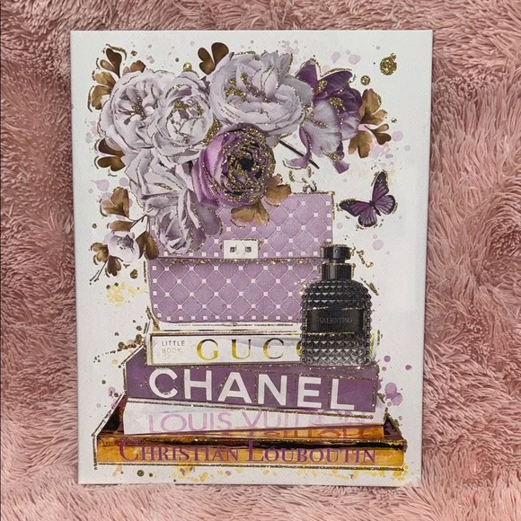 Luxury Inspired Canvas Painting