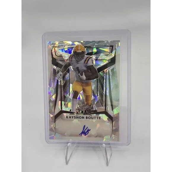 2023 Leaf Metal Kayshon Boutte Rookie Auto /7 RC Autograph LSU Patriots