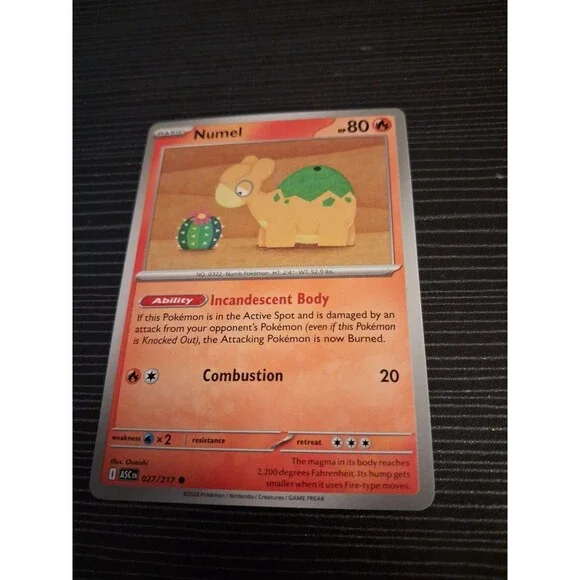 Numel 027/217 ~ Common English Near Mint