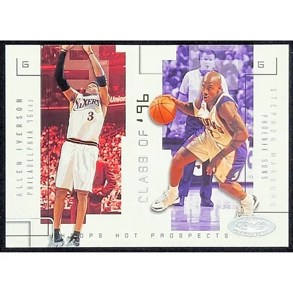 2002-03 HOOPS HOT PROSPECTS ALLEN IVERSON / STEPHON MARBURY CLASS OF SP