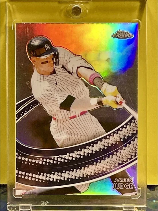 Aaron Judge RARE REFRACTOR INVESTMENT CARD TOPPS CHROME YANKEES MVP