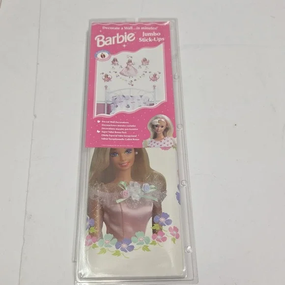 Vintage Priss Prints Barbie Jumbo‎ Stick-Ups Wall Decals