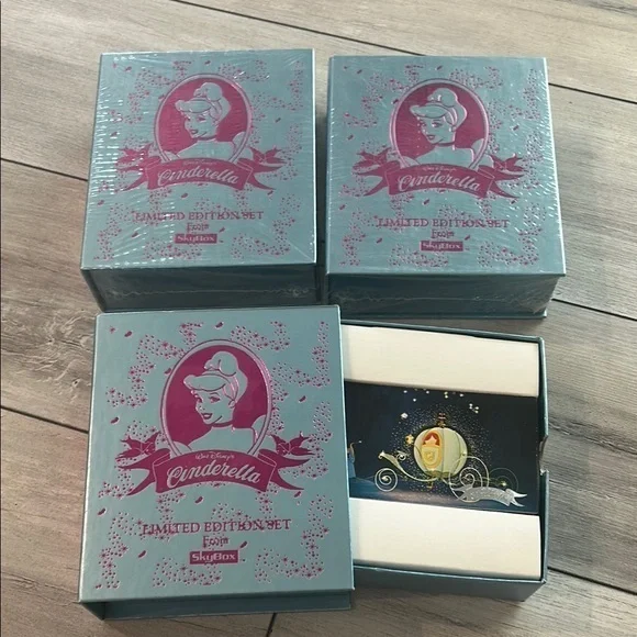 New Cinderella Trading Card Factory Boxed Set 1995 Disney Skybox Limited Edition