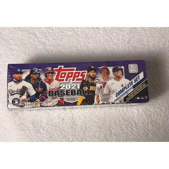 2021 TOPPS MLB COMPLETE SET FACTORY SEALED BOX 660 CARDS SERIES 1 & 2