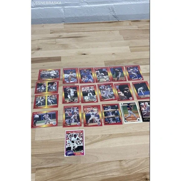 Vintage‎ 1992 Donruss Triple Play baseball trading cards