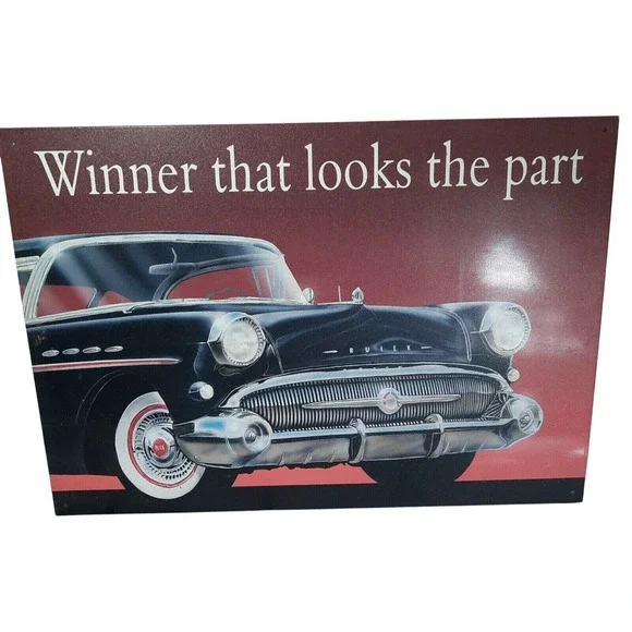 Buick Tin Metal Sign Repro • 