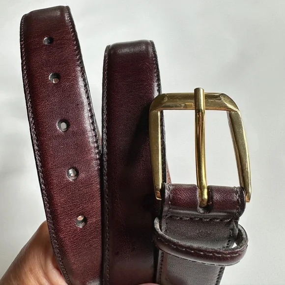 Harold’s Men’s Vintage Rich Brown Genuine Leather Belt 38”