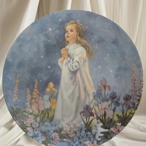 John McClelland Vintage 'Twinkle, Twinkle, Little Star' Collector Plate-NWT